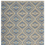 3' x 4' Blue Decorative Lattice Area Rug - Homeroots - Flyclothing LLC