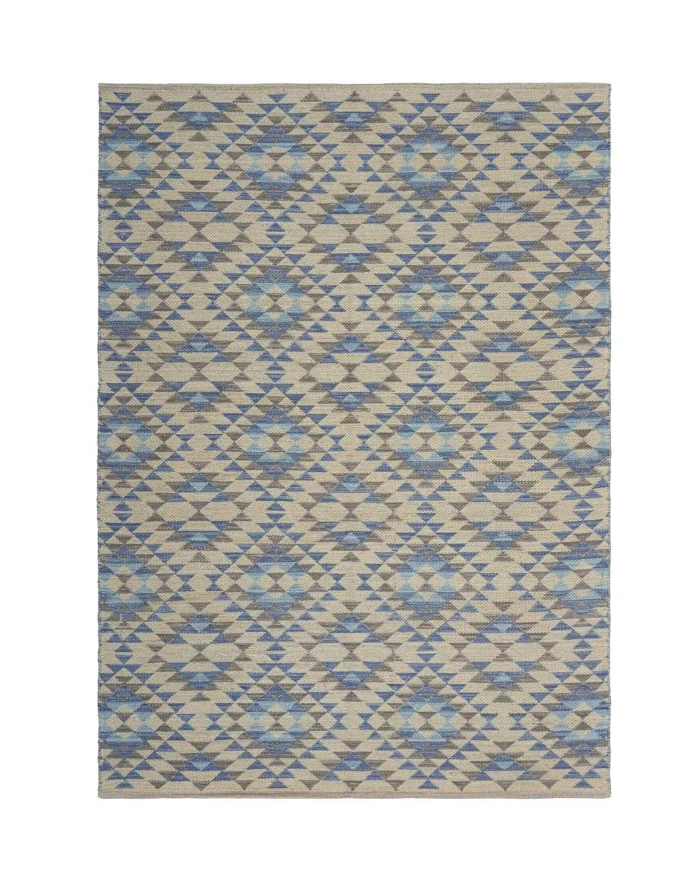 3' x 4' Blue Decorative Lattice Area Rug - Homeroots - Flyclothing LLC