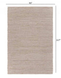 8' X 10' Natural Bleached Contemporary Area Rug - Homeroots - Flyclothing LLC