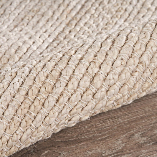 9' X 12' Natural Bleached Contemporary Area Rug - Homeroots - Flyclothing LLC