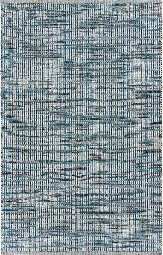 5' X 8' Classic Blue Jute Area Rug - Homeroots - Flyclothing LLC