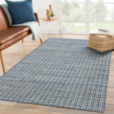 5' X 8' Classic Blue Jute Area Rug - Homeroots - Flyclothing LLC