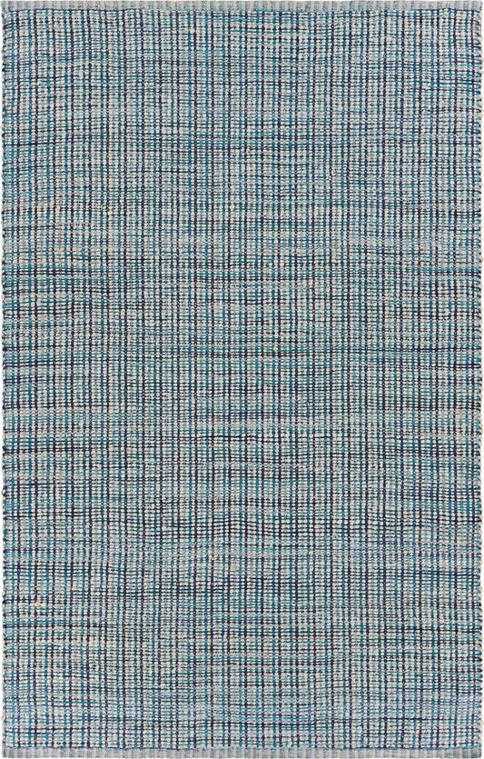 9' X 12' Blue Hand Loomed Area Rug - Homeroots - Flyclothing LLC