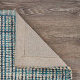 9' X 12' Blue Hand Loomed Area Rug - Homeroots - Flyclothing LLC