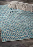 9' X 12' Blue Hand Loomed Area Rug - Homeroots - Flyclothing LLC