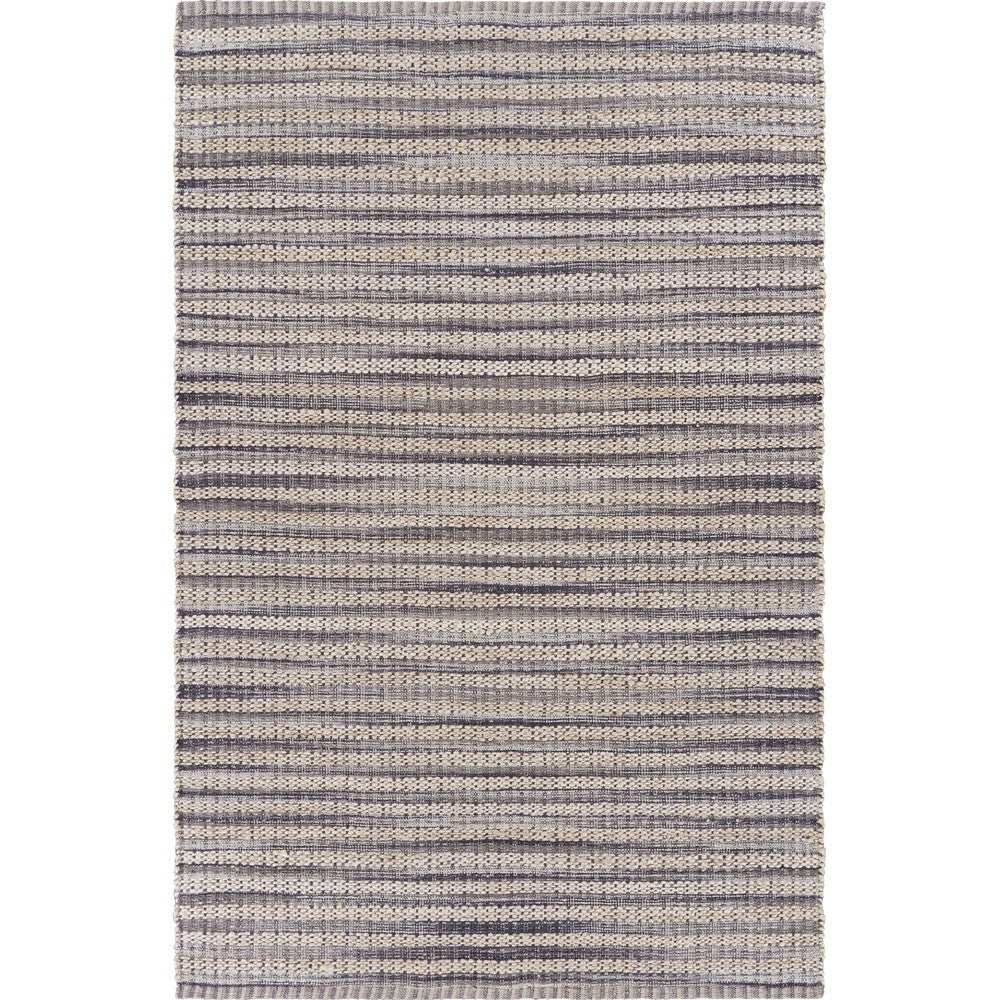 8' X 10' Brown and Gray Striped Area Rug - Homeroots - Flyclothing LLC