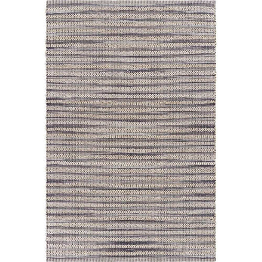 8' X 10' Brown and Gray Striped Area Rug - Homeroots - Flyclothing LLC