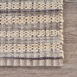8' X 10' Brown and Gray Striped Area Rug - Homeroots - Flyclothing LLC