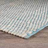 8' X 10' Blue and Beige Toned Area Rug - Homeroots - Flyclothing LLC