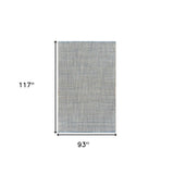 8' X 10' Blue and Beige Toned Area Rug - Homeroots - Flyclothing LLC