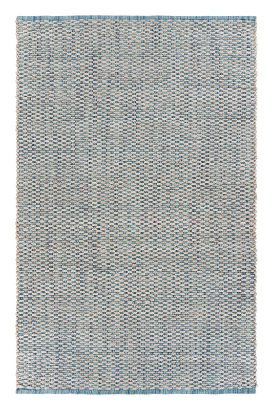 9' X 12' Blue and Beige Toned Area Rug - Homeroots - Flyclothing LLC