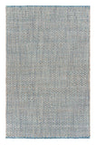 9' X 12' Blue and Beige Toned Area Rug - Homeroots - Flyclothing LLC