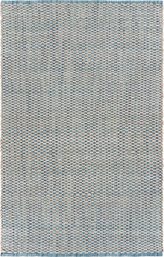 9' X 12' Blue and Beige Toned Area Rug - Homeroots - Flyclothing LLC