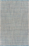 9' X 12' Blue and Beige Toned Area Rug - Homeroots - Flyclothing LLC