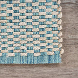 9' X 12' Blue and Beige Toned Area Rug - Homeroots - Flyclothing LLC