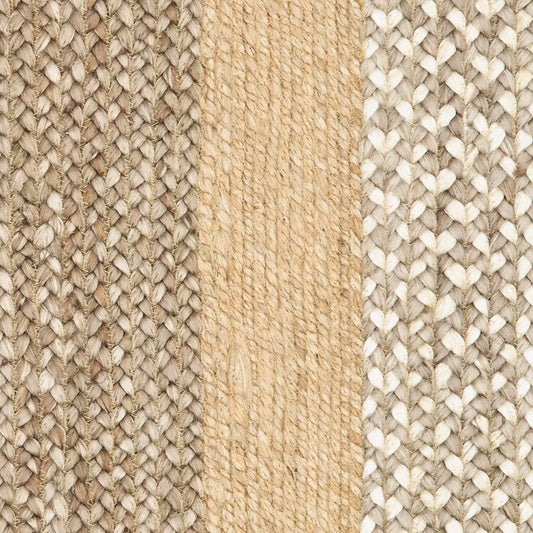 8' X 10' Tan Hand Braided Area Rug - Homeroots - Flyclothing LLC