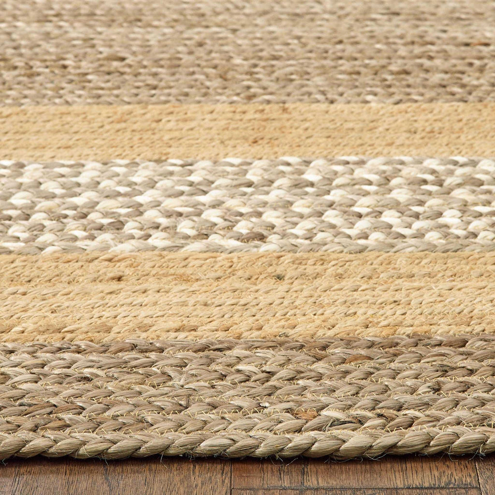 8' X 10' Tan Hand Braided Area Rug - Homeroots - Flyclothing LLC