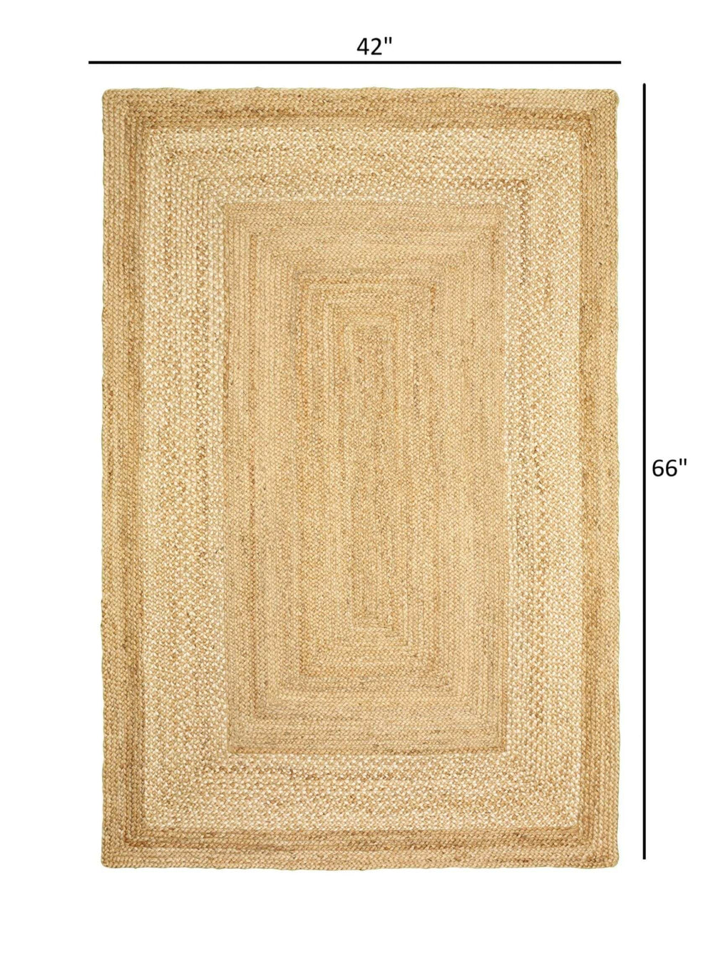 4' X 6' Classic Tan Bordered Area Rug - Homeroots - Flyclothing LLC