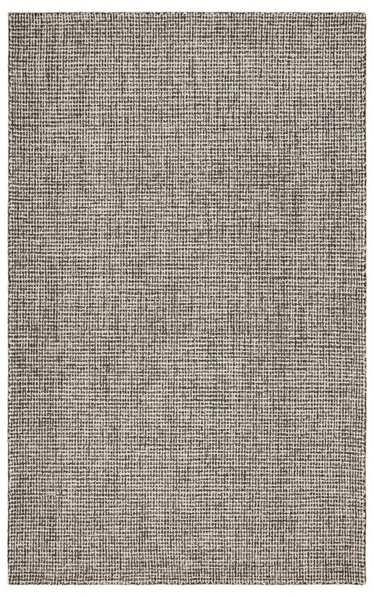 5' X 8' Gray Wool Handmade Area Rug - Homeroots - Flyclothing LLC