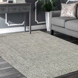 5' X 8' Gray Wool Handmade Area Rug - Homeroots - Flyclothing LLC