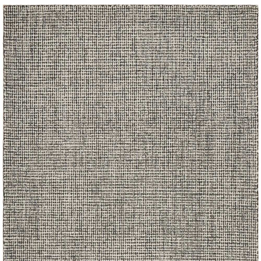 8' X 10' Gray Wool Handmade Area Rug - Homeroots - Flyclothing LLC
