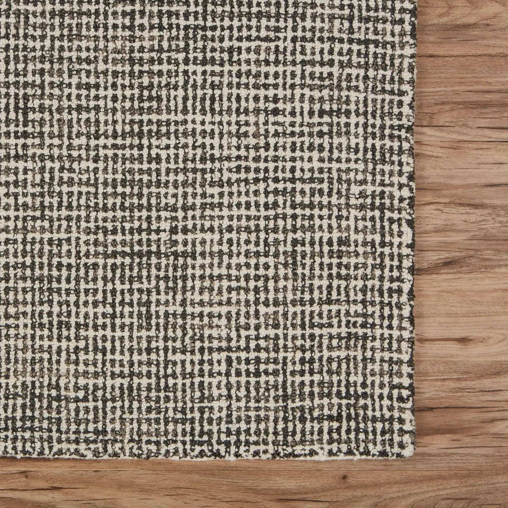 9' X 12' Gray Interwoven Maze Area Rug - Homeroots - Flyclothing LLC