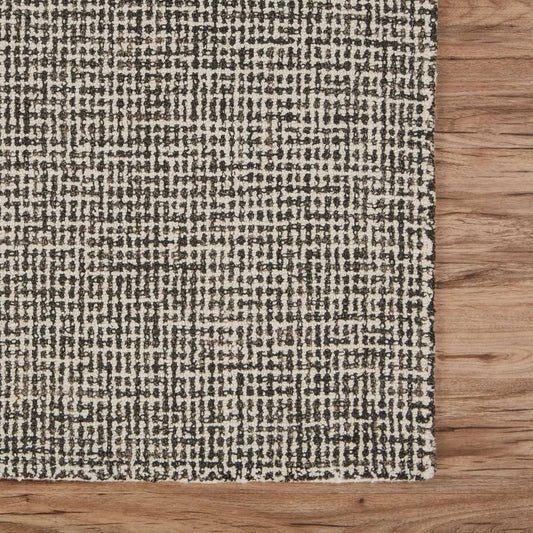 9' X 12' Gray Interwoven Maze Area Rug - Homeroots - Flyclothing LLC