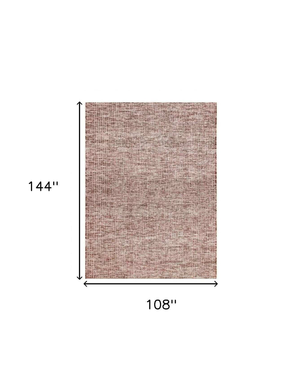 9' X 12' Brown Detailed Weave Area Rug - Homeroots - Flyclothing LLC