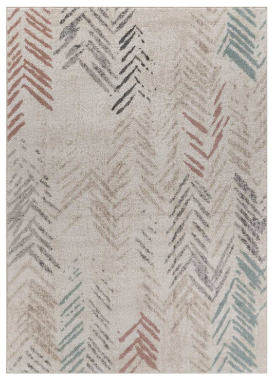 8' X 10' Blue and Red Area Rug - Homeroots - Flyclothing LLC