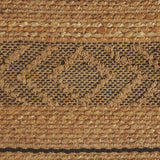 8' X 10' Tan and Gray Bohemian Striped Area Rug - Homeroots - Flyclothing LLC
