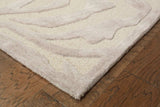 5' Round Taupe Zebra Pattern Area Rug - Homeroots - Flyclothing LLC