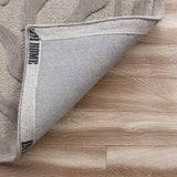 8’ x 10' Taupe Zebra Pattern Area Rug - Homeroots - Flyclothing LLC