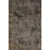 8' X 10' Gray and Yellow Abstract Sprinkle Area Rug - Homeroots - Flyclothing LLC