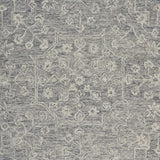 5' X 7' Gray Floral Finesse Area Rug - Homeroots - Flyclothing LLC
