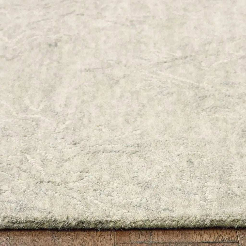 9' X 12' Light Green Floral Paradise Area Rug - Homeroots - Flyclothing LLC