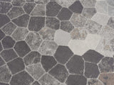 2' X 8' Beige Cobblestone Pattern Runner Rug - Homeroots - Flyclothing LLC