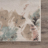 8' X 10' Ivory Soft Floral Artwork Area Rug - Homeroots - Flyclothing LLC