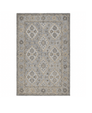 5' X 8' Blue and Tan Traditional Area Rug - Homeroots - Flyclothing LLC