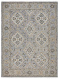 8' X 10' Blue and Tan Traditional Area Rug - Homeroots - Flyclothing LLC