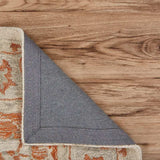 9' X 12' Orange and Ivory Medallion Area Rug - Homeroots - Flyclothing LLC