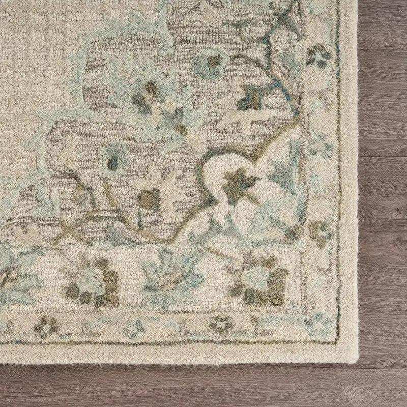 8' X 10' Ivory Wool Handmade Area Rug - Homeroots - Flyclothing LLC