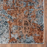 5' X 8' Rustic Brown Abstract Area Rug - Homeroots - Flyclothing LLC