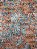 8' X 10' Rustic Brown Abstract Area Rug - Homeroots - Flyclothing LLC