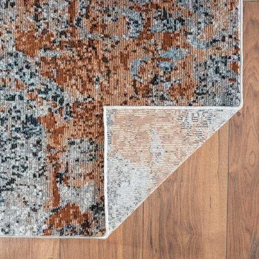 8' X 10' Rustic Brown Abstract Area Rug - Homeroots - Flyclothing LLC