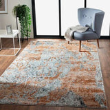 8' X 10' Rustic Brown Abstract Area Rug - Homeroots - Flyclothing LLC