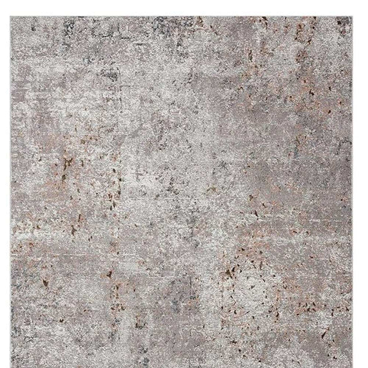 5' X 8' Light Gray Modern Abstract Area Rug - Homeroots - Flyclothing LLC