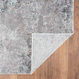 8' X 10' Light Gray Modern Abstract Area Rug - Homeroots - Flyclothing LLC