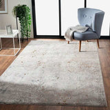 8' X 10' Light Gray Modern Abstract Area Rug - Homeroots - Flyclothing LLC