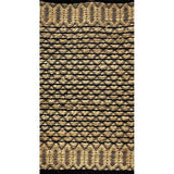 5' X 7' Tan and Black Hand Woven Area Rug - Homeroots - Flyclothing LLC