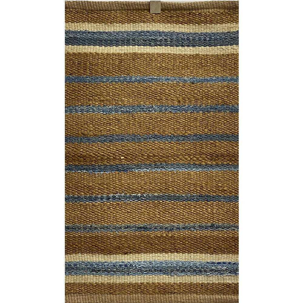 5' X 7' Tan and Ivory Hand Woven Area Rug - Homeroots - Flyclothing LLC